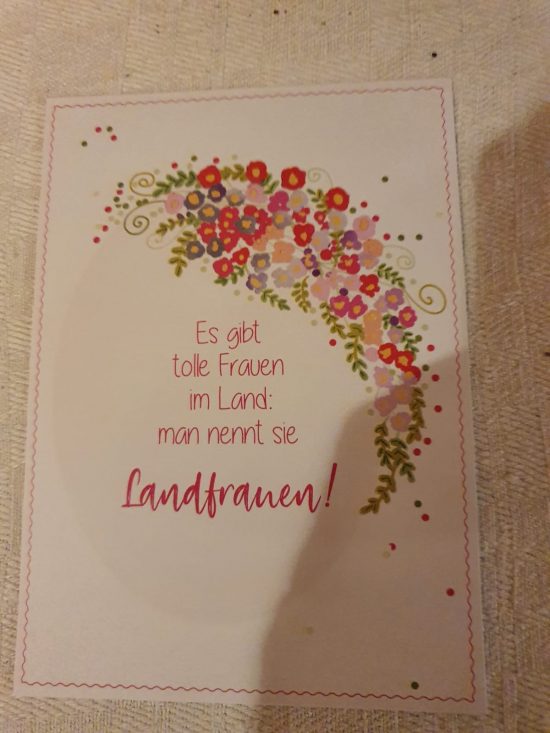 ….für unsere Landfrauen