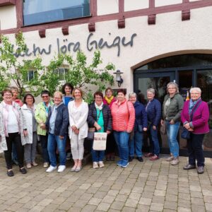 Kreislandfrauen zu Besuch beim Geiger in Schlat