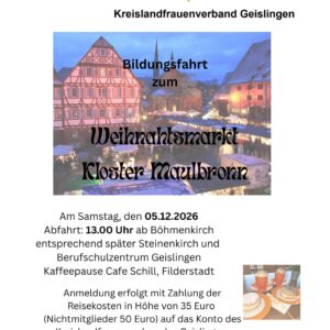 Weihnachtsmarkt Kloster Maulbronn