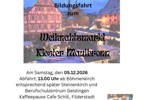 Weihnachtsmarkt Kloster Maulbronn